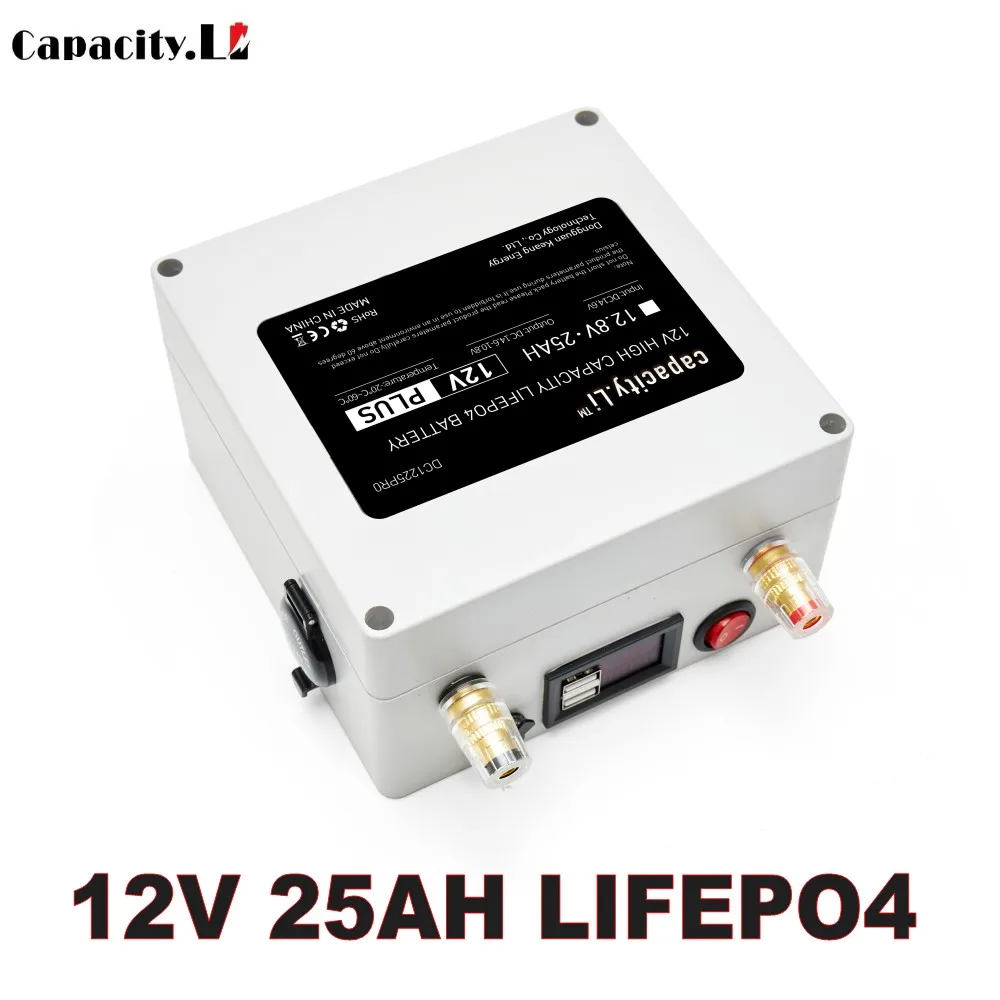 12V lifepo4 25ah baterie reîncărcabilă cu BMS si bricheta Portabil Super în aer liber baterie cu litiu pachet Fiscal