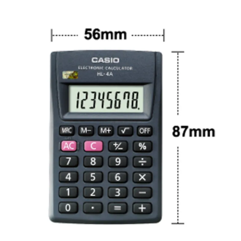 HL4A Mini-Calculator de Buzunar Card de Student Calculator Portabil 8bit Mici Contul Financiar Calcula Calculadoras Clar Calculator