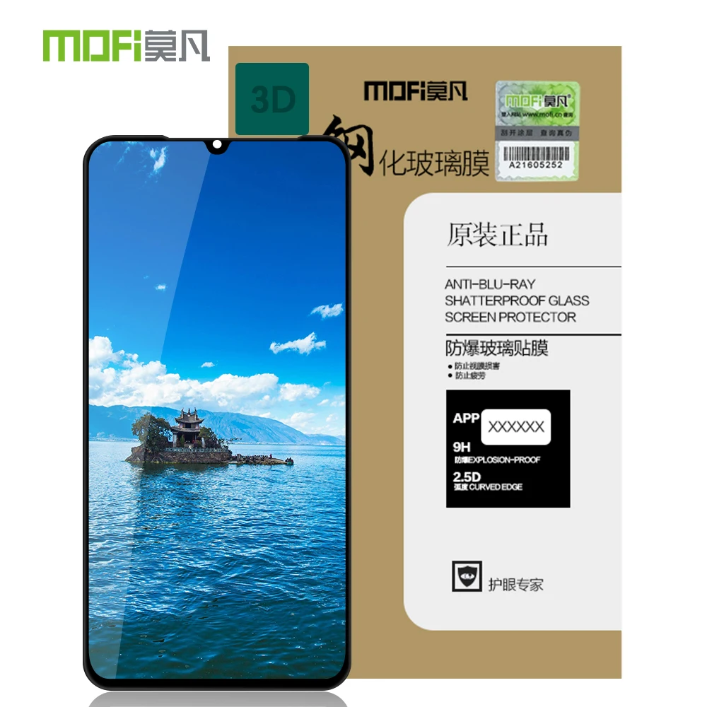 Pentru Xiaomi 9 Original MOFi 3D Curbat Full Cover Temperat Pahar Ecran Protector de Film Pentru Xiaomi Mi 9