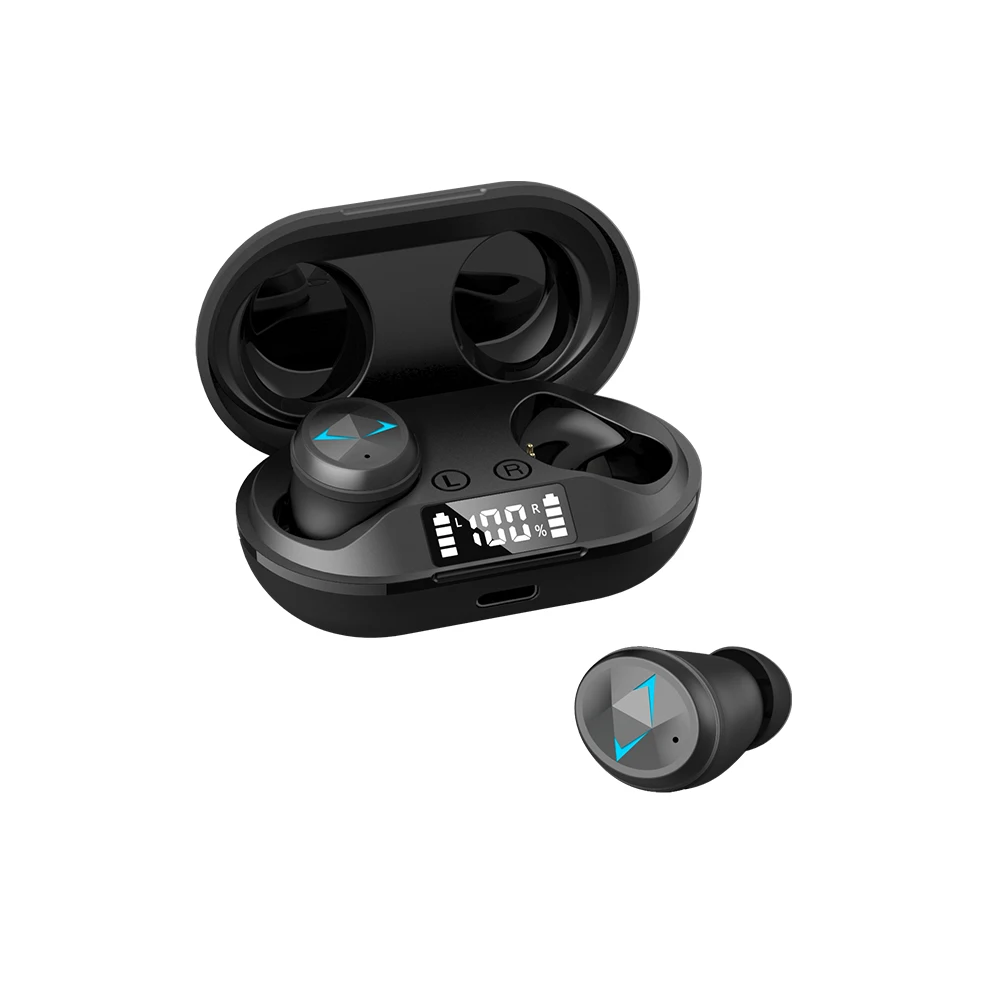 WELESS 2020 Nou TWS Bluetooth fără Fir Earbuds 9D Stereo Anulare a Zgomotului Joc de Sport Sweatproof Căști setul cu Cască Cu Microfon
