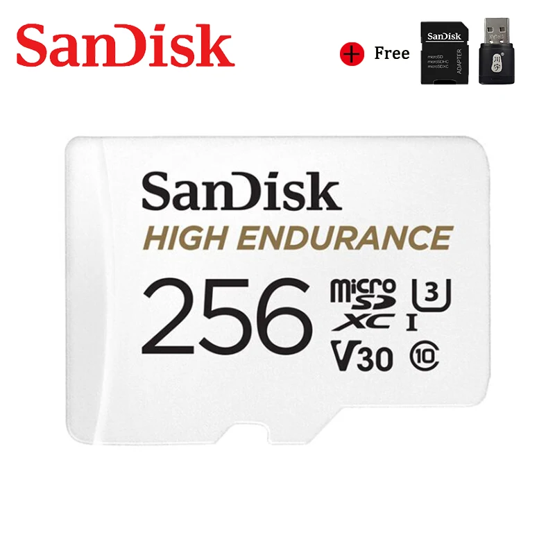 SanDisk de MARE REZISTENTA Micro SD de 128 gb 64GB 32GB 256GB Card de Memorie Microsd U3 V30 4K Flash Card MicroSD pentru Monitor Video Auto DVR