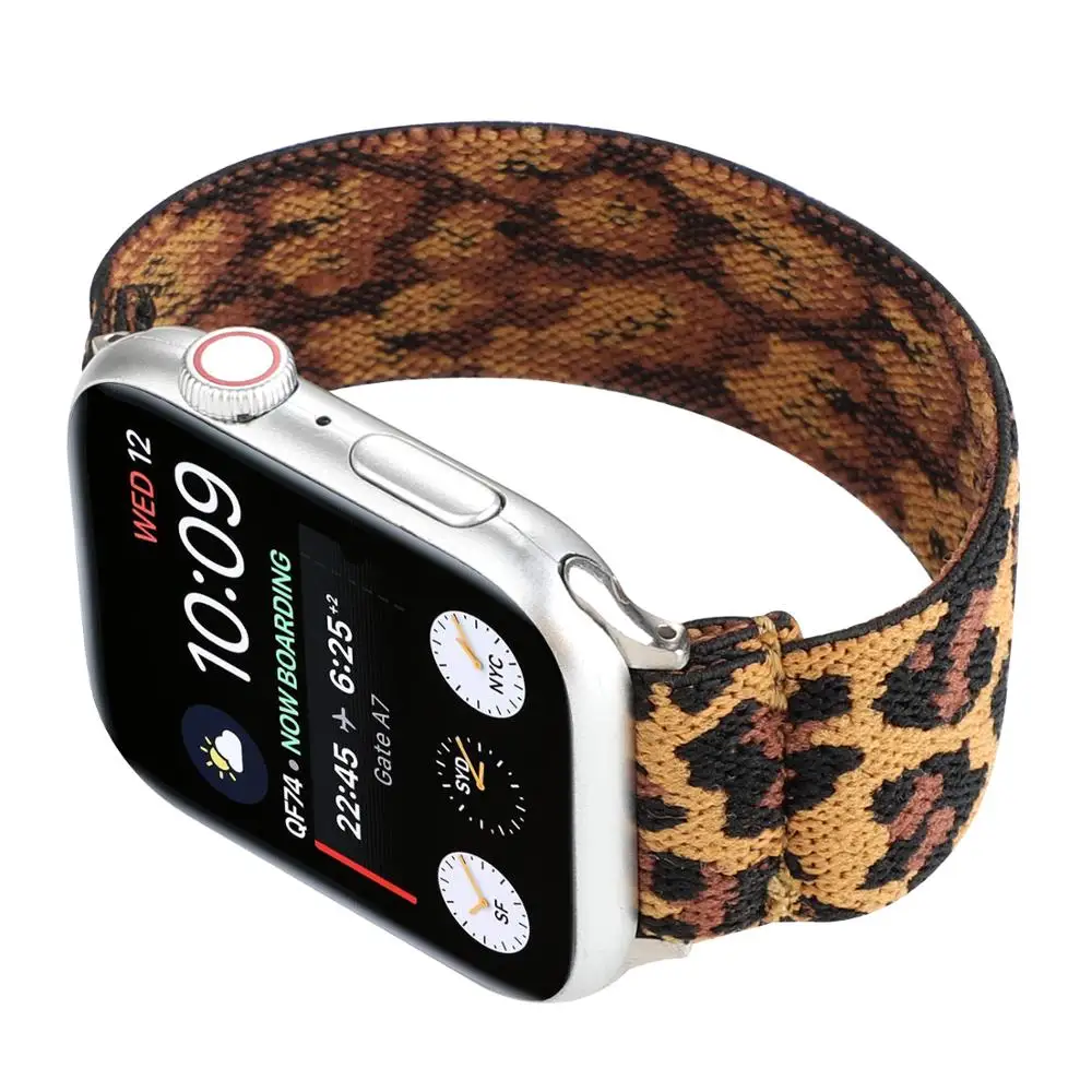 Elastice din Nylon Bucla Curea pentru Apple Watch Band 38mm 40mm 42mm 44mm bratara pentru iwatch Serie SE 6 5 4 3 2 curea watchband