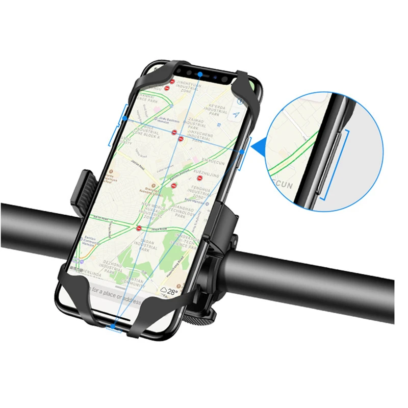 Bicicleta Cu Suport Pentru Telefon De 360 De Grade Universal Suport De Telefon Pentru Biciclete Motociclete Biciclete Ghidon Mobil Smartphone Sprijin