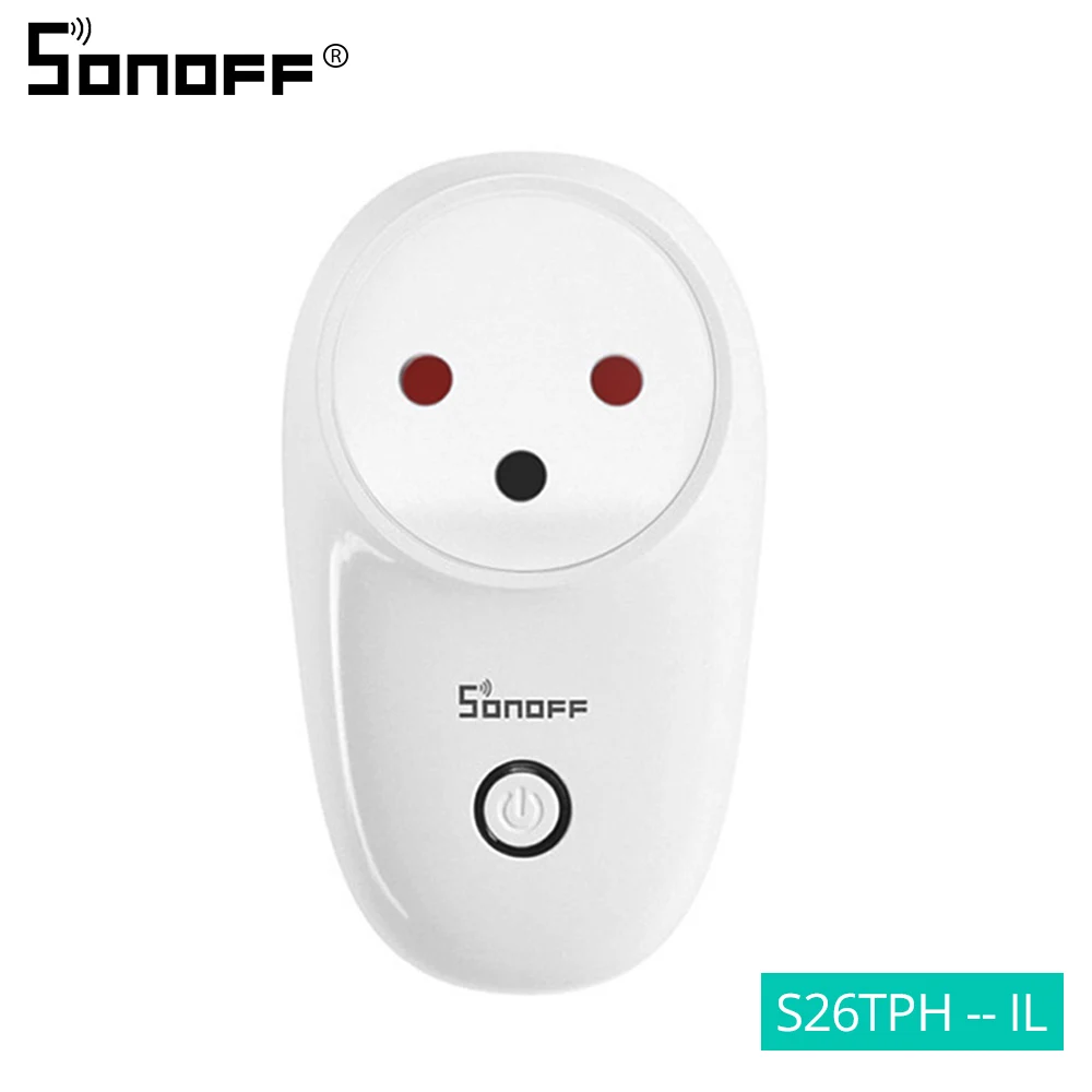 Sonoff S26 WiFi de Bază Socket Inteligent AU/NC/UE/marea BRITANIE/SUA Wireless Plug Inteligent Acasă Comutatorul de Prize de Putere de Lucru Cu Alexa Google Asistent