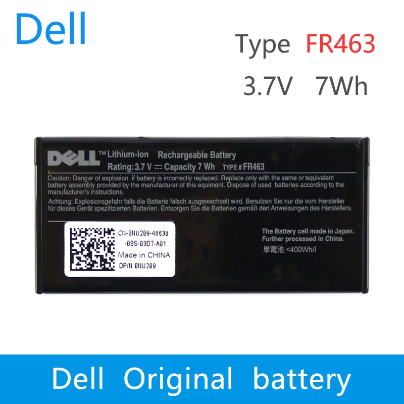 2 buc/lot Original FR463 Bateriei Pentru DELL Poweredge 1950 2950 2900 6850 6950 5i 6i NU209 P9110 U8735 H700 R910 R900 R710 R610