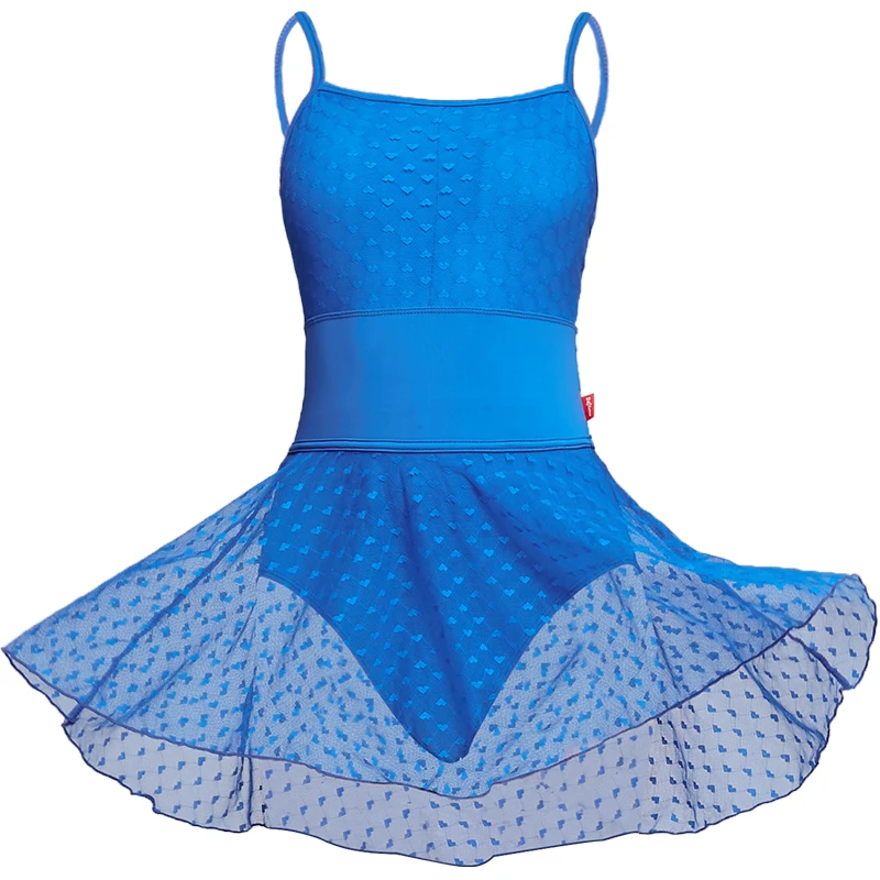 Rochie De Balet Femei Adulte Dans Dantela Inconjurat Tricou Bretele Costum De Balet Albastru Nailon Balerina Rochii 2021 Bodysuit Beachwear