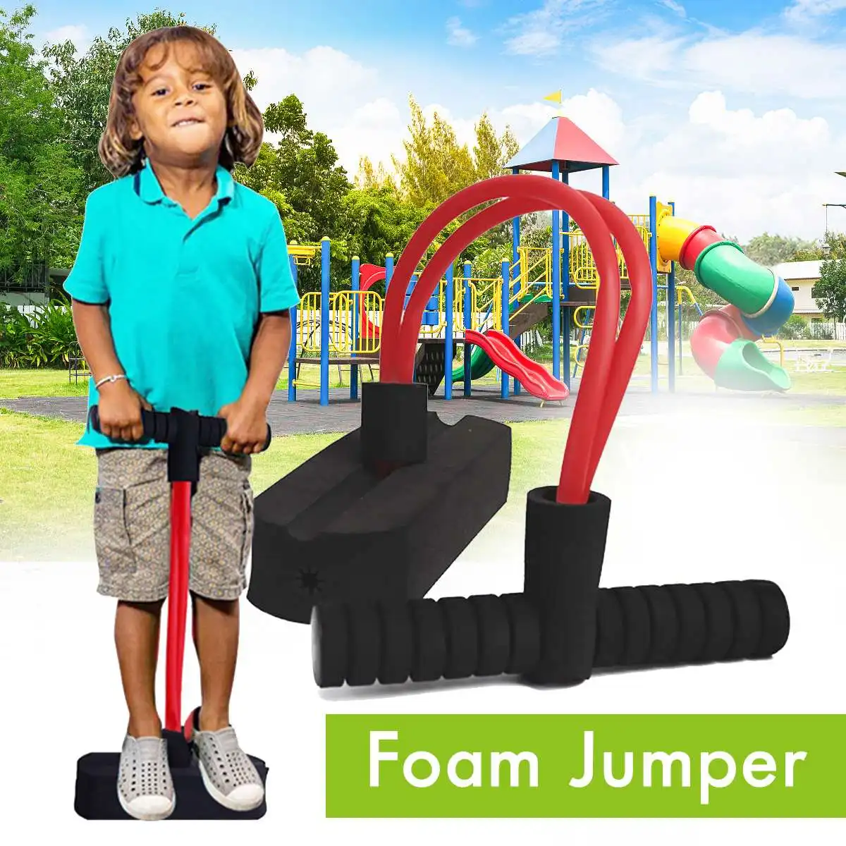 Pogo Stick Sărituri De Cangur Spuma Jumper Spuma Rămânem În Afara Jucării În Aer Liber Sport Jocuri De Interior Pentru Copii Copii, Echipamente De Fitness