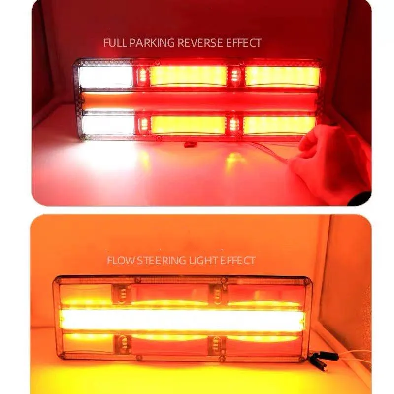 2 buc LED-uri lumina de ghidare apă direcție frână 24V super luminoase rezistent la apa rezistent la socuri praf dovada Camion remorcă a luminilor din spate