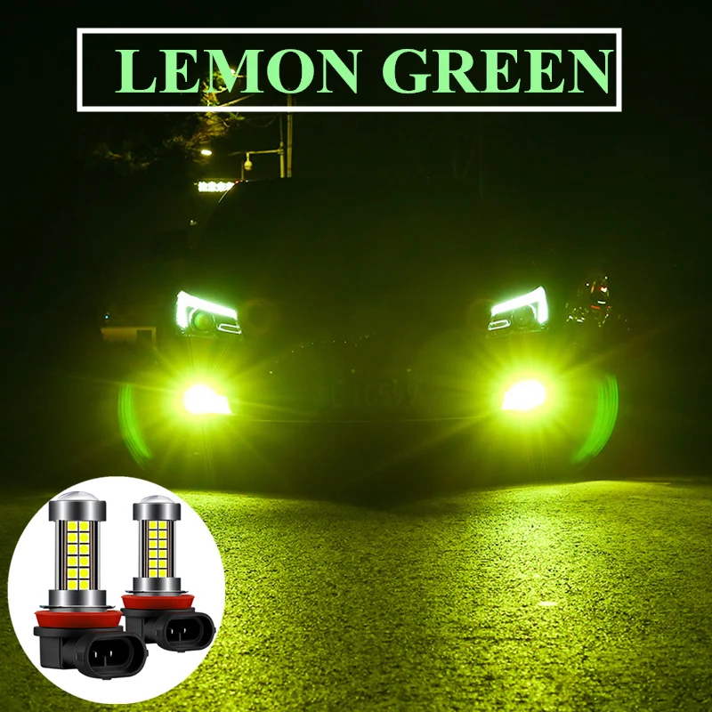 1 BUC Noi Lamaie verde H8 H11 cu LED-uri AUTO H10 HB4 9006 HB3 9005 Becuri cu LED-uri Lumini de Ceata Auto Auto Lampi DRL Lumini de Zi 12V