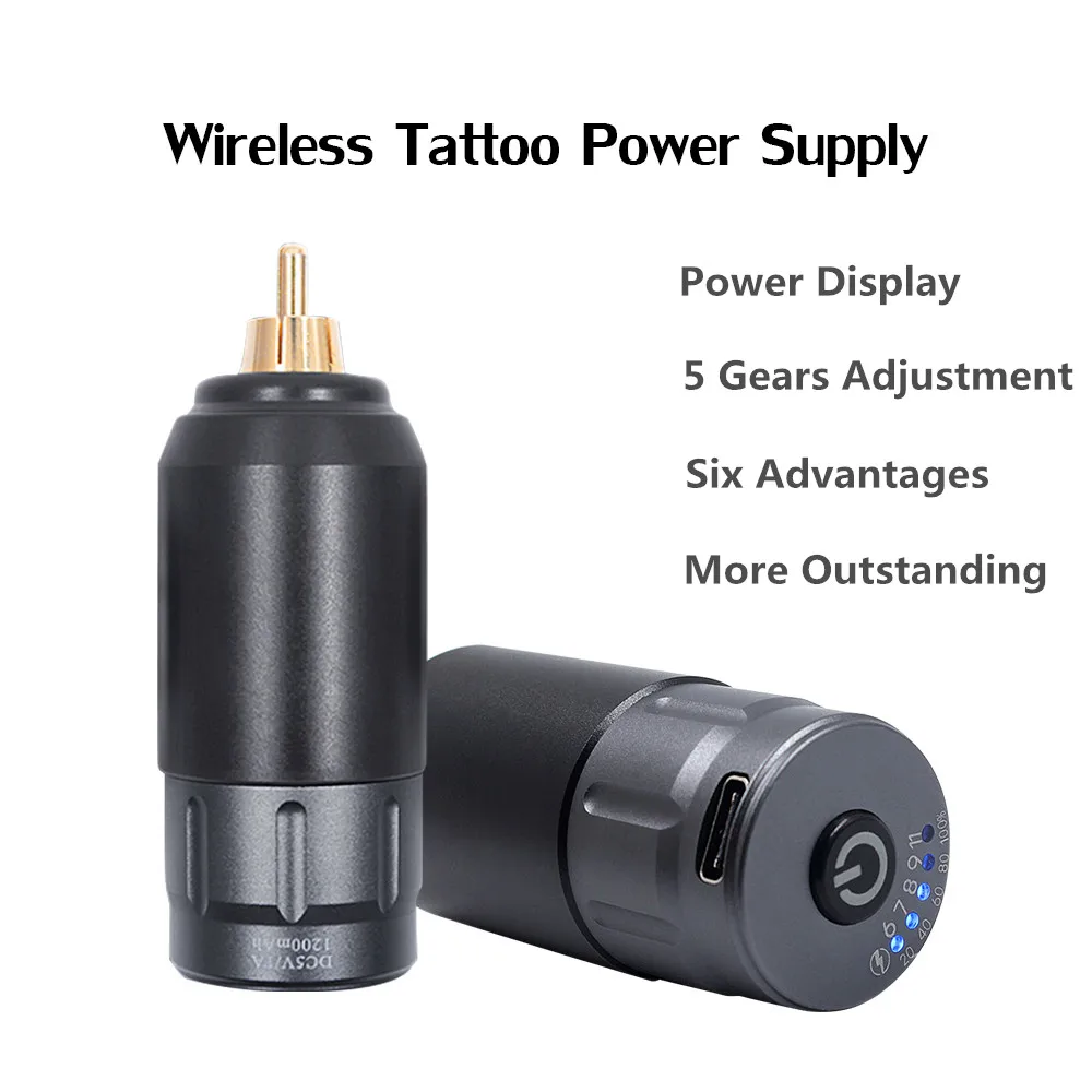 Wireless Tatuaj Dispozitiv de Alimentare cu Energie RCA Mașină de Tatuaj Baterie Reincarcabila Pentru Machiaj Permanent Mașină Pen Aprovizionare