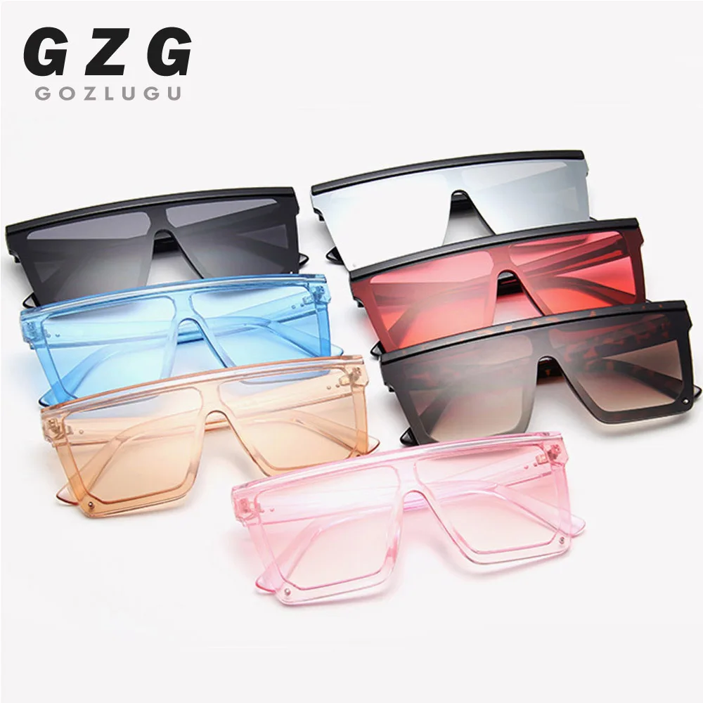 Culoare de moda ochelari de Soare pentru Femei Unice Supradimensionat Scut UV400 Gradient de Epocă ochelari rama pentru ochelari de Soare pentru Femei femei 2019