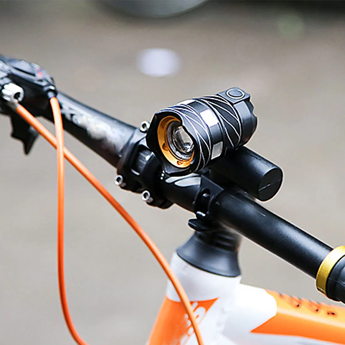 Fierbinte 15000LM Zoomable XML T6 LED Biciclete Lumina Bicicleta Lampă Față Lanterna Far Cu USB baterie Reincarcabila Built-in Baterie