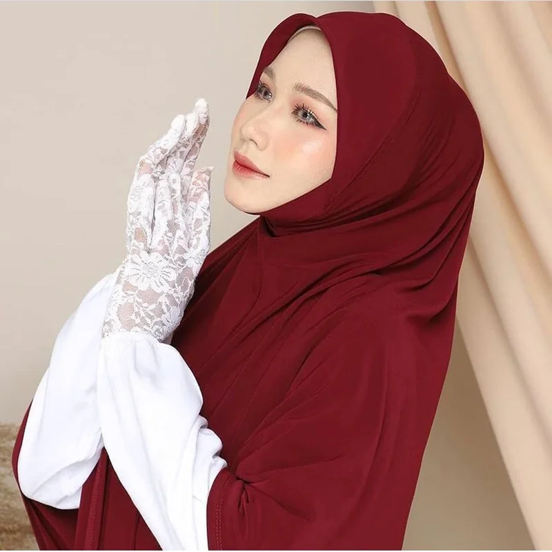Moda Femei Arabe Musulmane Amira Hijabul Islamic Complet Acoperi Folie Cap Pălării, Șaluri Khimar Văl Rugăciune Capac