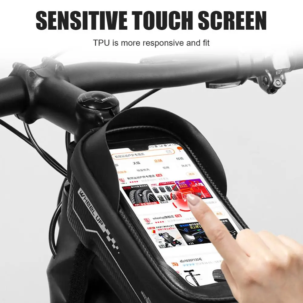 Roata Bicicletei Hard Shell Saci Reflectorizante Biciclete MTB Sac Touchscreen Ciclism Impermeabil Tub Caz Telefon Mobil Sac de Depozitare