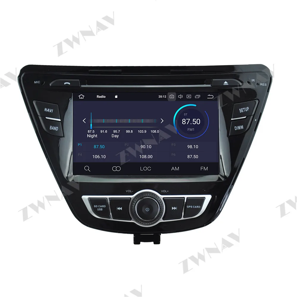 IPS Android 10.0 4+64 ecran DVD Auto Player Navi GPS Pentru Hyundai Elantra-2019 Auto Radio Stereo Multimedia Player Unitatea de Cap