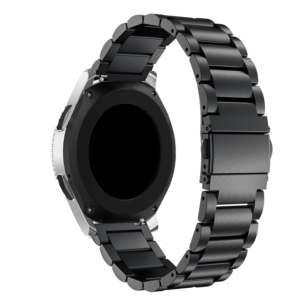 Pentru Samsung Galaxy Watch 46mm S3 Banda din Oțel Inoxidabil Curea din Metal de Înlocuire Clasic Fluture Catarama Bratara 22mm Watchband