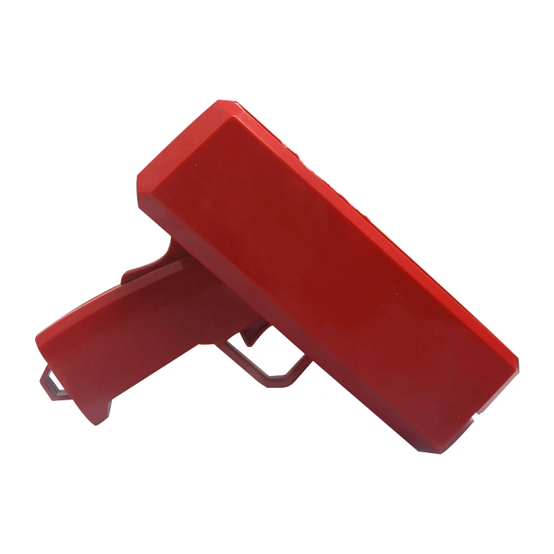 Face Ploaie De Bani Arma Red Pistol De Jucărie Bancnote De Numerar Tun Bani Arma De Moda, Super-Arma Logo-Ul Cadou De Craciun Petrecere De Nunta Jucării 4398