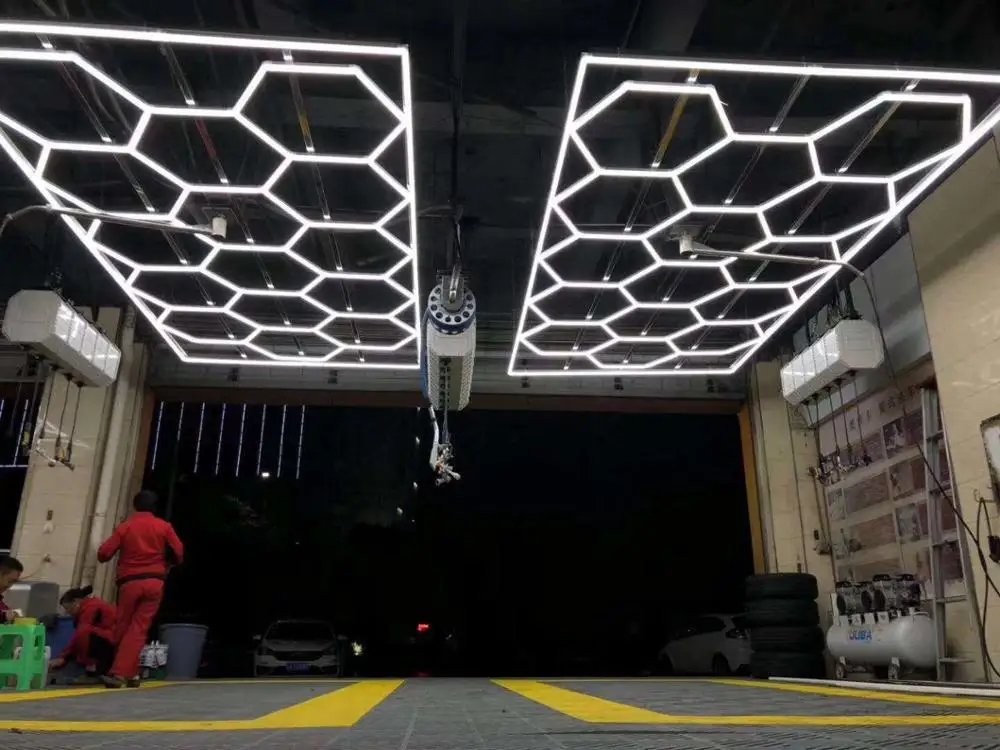Noul stup și Hexagonale de Lumină LED pentru Masina de lustruit Clar Vopsea Folie de Protecție de la Întreținerea Vehiculelor Magazin