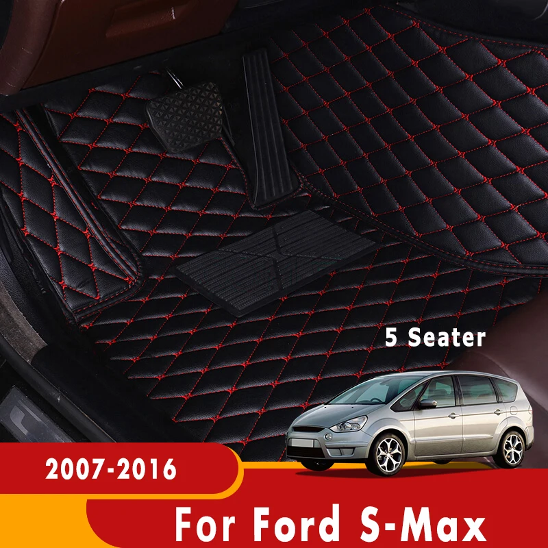 Covoare Pentru Ford S-Max, Smax S Max 2016 2013 2012 2011 2010 2009 2008 2007 (5 Locuri) Auto Covorase Dash Pad Covor