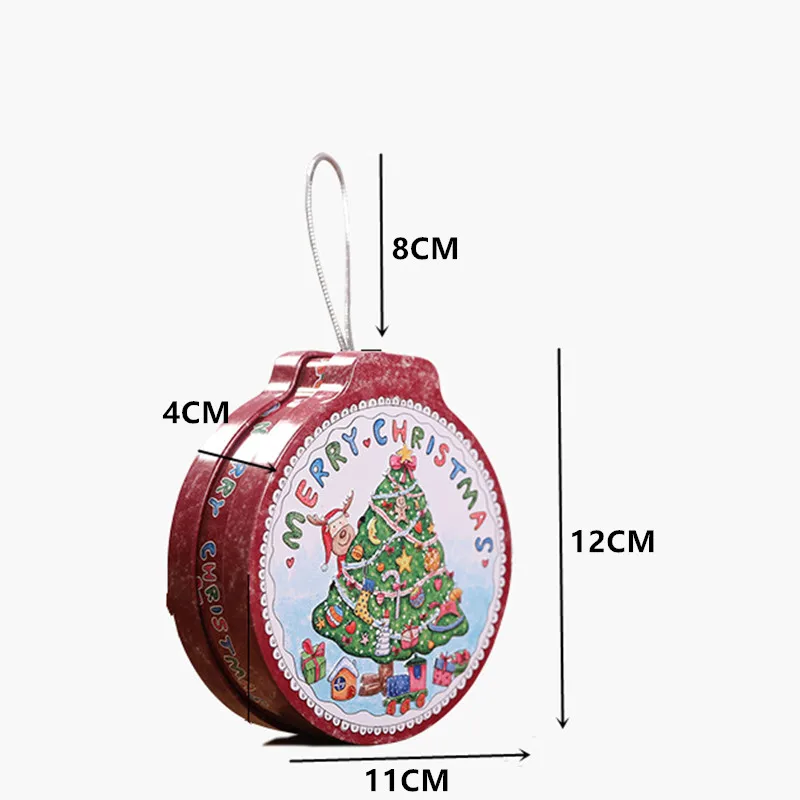 Noi Anul 2020 Bomboane Elan Fleac Cutii Kerst Pom de Crăciun Decoratiuni pentru Casa Ușă Ghirlanda Agățat Ornamente Navidad 2019