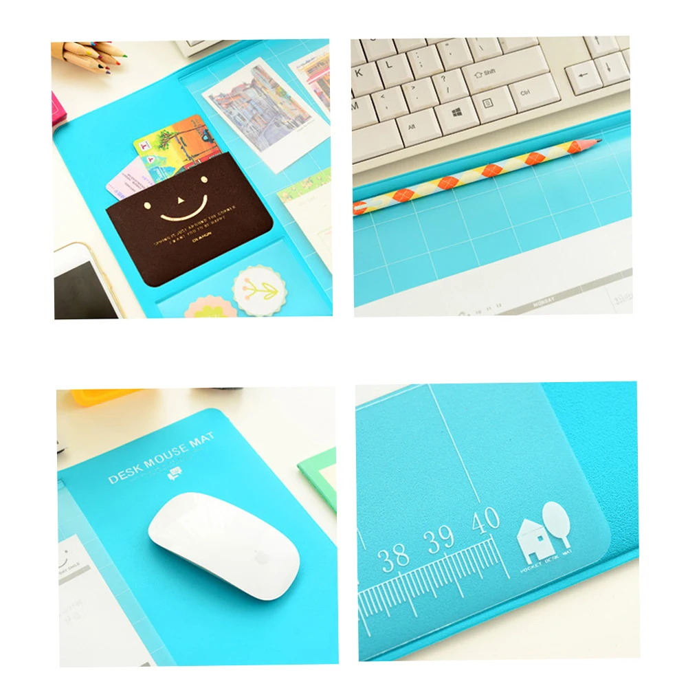 Multi-funcțional Anti-Alunecare Mouse-ul Mat Mare Tastatura Laptop Joc Mouse Pad PVC Impermeabil Birou Mat pentru Birou Student