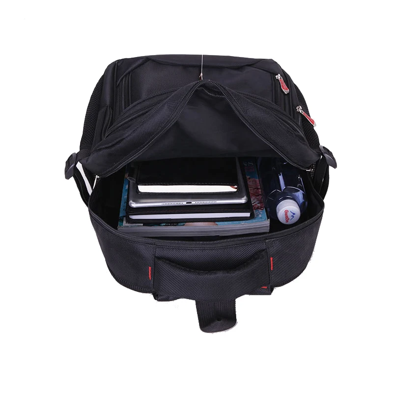 Călătorie Școală Rucsac pentru Femei Barbati,de Panza Student Sac Bookbag se Potrivește 15 Inch Laptop și Notebook, Negru Rucsac Daypack