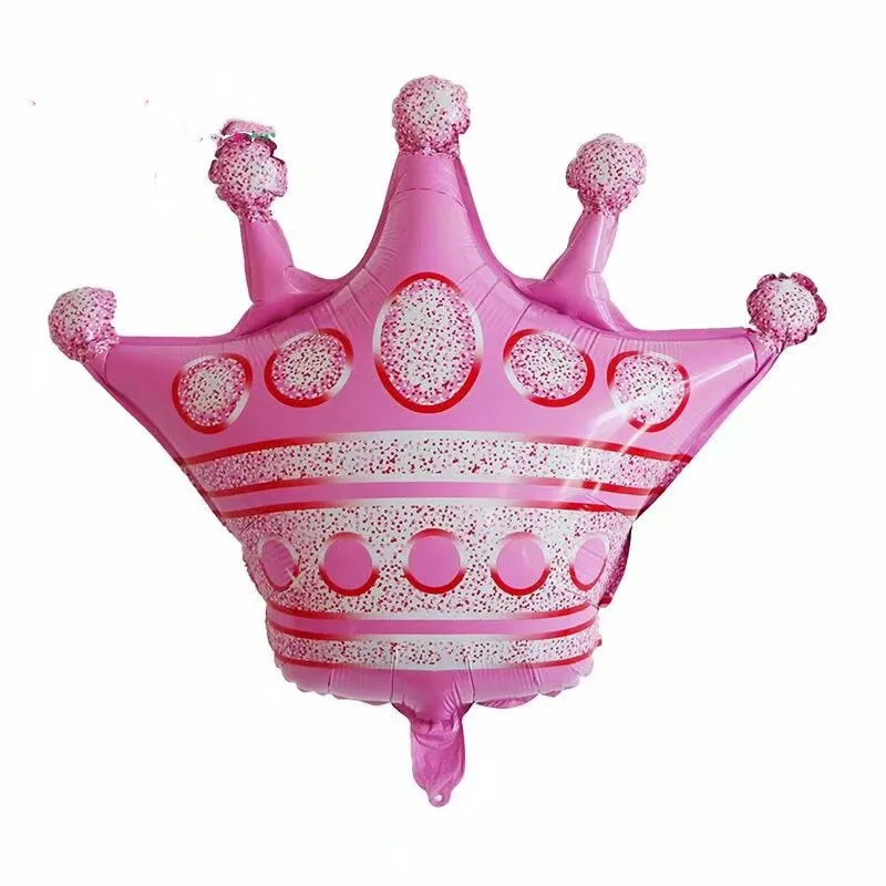 50pc de Mari Dimensiuni Coroana de Aur Baloane Folie Prinț Prințesă Copil de Dus Prima zi de Naștere Petrecere a Burlacelor Foto Decoratiuni elemente de Recuzită