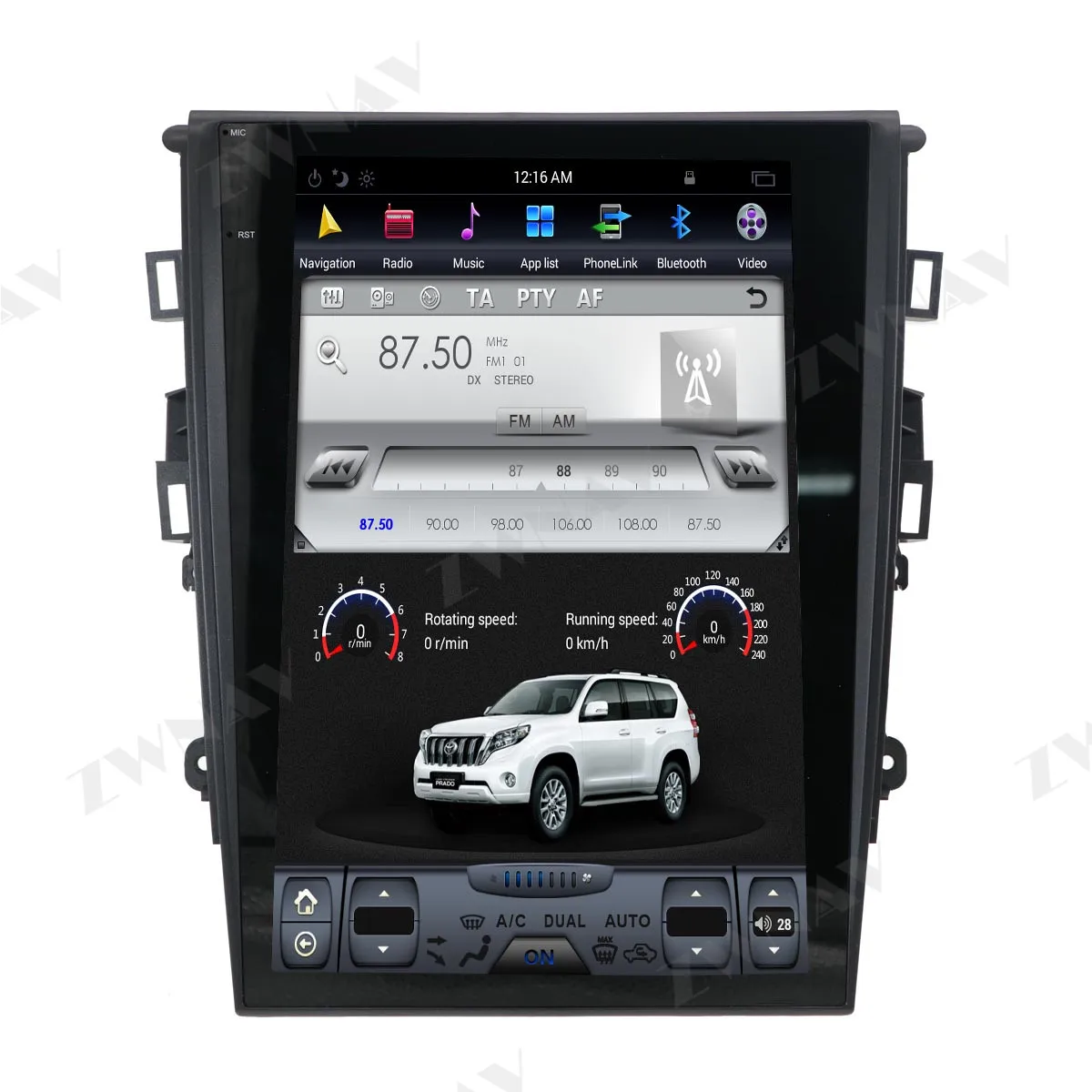 4+64G Tesla Stil Android cu Ecran 9.0 Auto Multimedia Player Pentru Ford Fusion Mondeo MK5 2013-2019 GPS Audio stereo Radio unitatea de cap