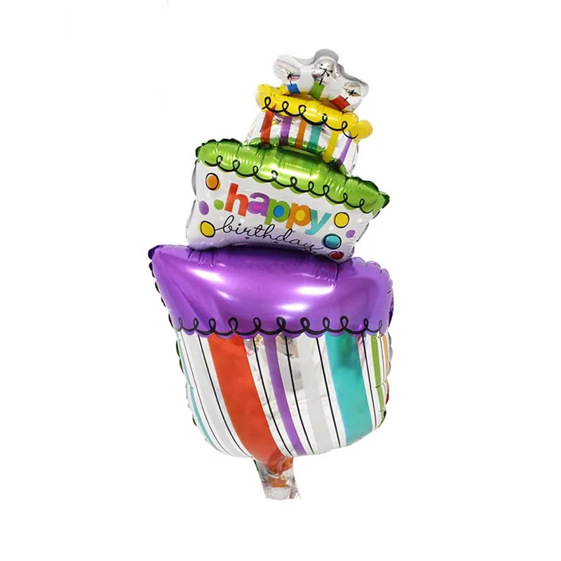 New sosire Mini de culoare tort baloane Folie nunta petrecere activități de decorare ziua de nastere balon en-gros