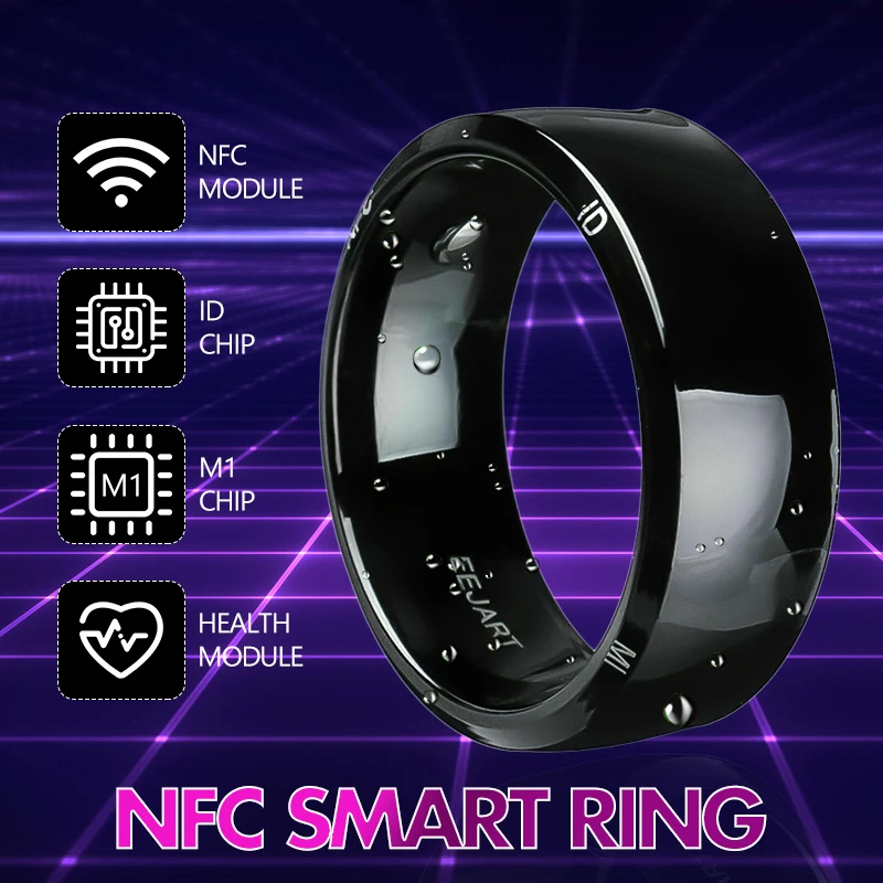 Rezistent la apa Debloca Protecția Sănătății Inel Inteligent Purta Noua Tehnologie Deget Magic NFC Ring Pentru Android Windows NFC Telefon Mobil