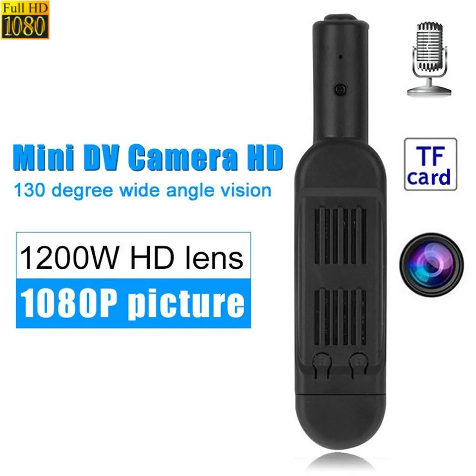 1080P T189 Mini Camera Full HD aparat de Fotografiat Portabil de Mici Pix Mini Camera DVR Digital Camera Mini DV Espia Suport Card de 32GB