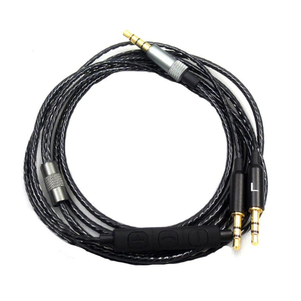 Înlocuirea Căști Profesionale Flexibile Anti-Interferențe Cablu Audio Cu Microfon de 3,5 La 2,5 mm Sârmă Pentru Republica Sol