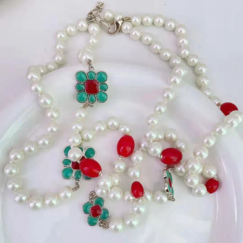 2021 Fierbinte Brand De Bijuterii De Moda Pentru Femei Vintage Perle, Pandantive Perle Colier De Lanț De Partid Bine Moda Bijuterii
