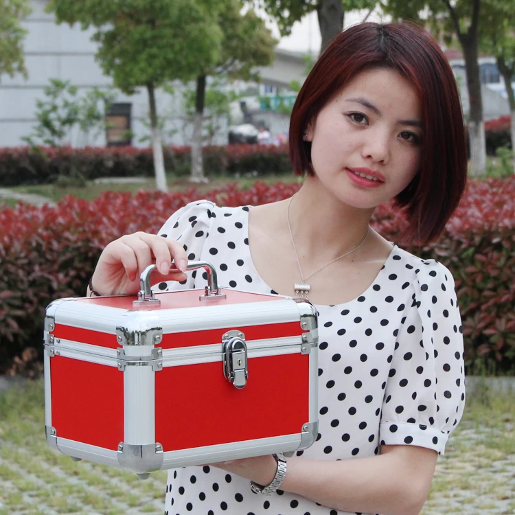 Cosmetice Make Up Bag Titular Noua Moda De Călătorie Machiaj Profesional Organizator Cazul Calitate-Cheie/Codificate De Blocare Cutie De Depozitare Bijuterii