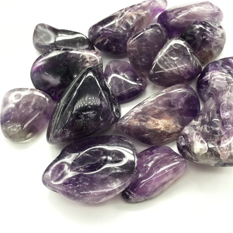 5pcs Natural de vis Pietre de Ametist de Vindecare Cristal de Cuarț, Minerale scazut piatra pentru vindecare