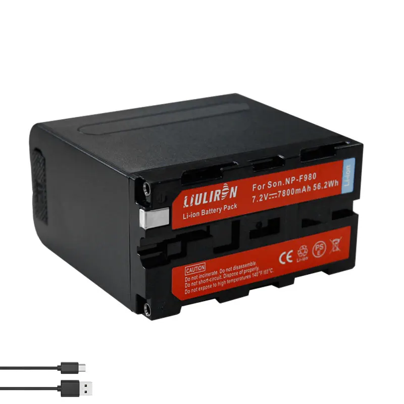 NP F960 NP-F970 NP-F960 NP-F980 NP F980 NP F970 F960 Baterii Indicator LED de Putere pentru SONY HVR-HD1000E HVR-V1J NP F960 F770