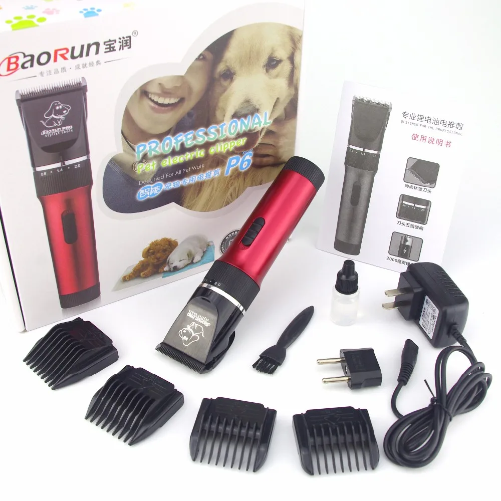 De mare Putere Profesional Reincarcabil de Păr de Câine Trimmer Electric animale de Companie Pisica cu zgomot Redus în condiții de Siguranță de Păr de Ras Tăiere Intretinere Clipper