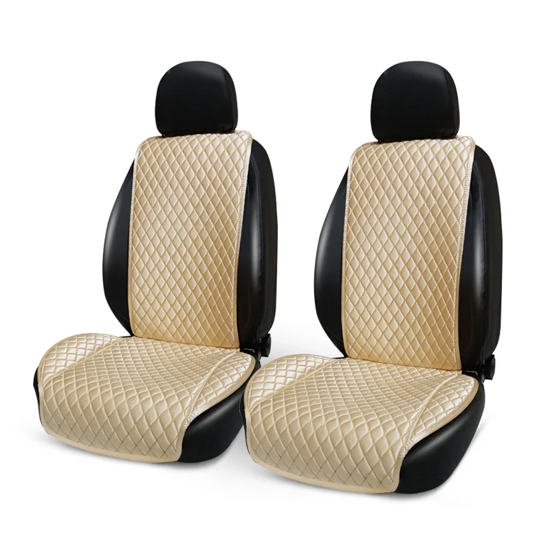 Matase de gheață pernei scaunului auto Universala Bej interior Auto se Potrivesc pentru cele mai multe masini Moale și rece de mătase moda scaune auto acoperi
