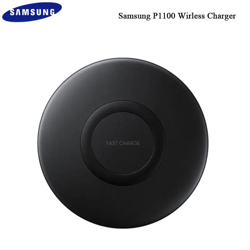 SAMSUNG EP-P1100 Rapid Încărcător Wireless 10W Quick Charging Pad Pentru Galaxy S10 S9 S8 S7 edge Plus Nota 10+ 9 5 3 iPhone 8 X XR plus