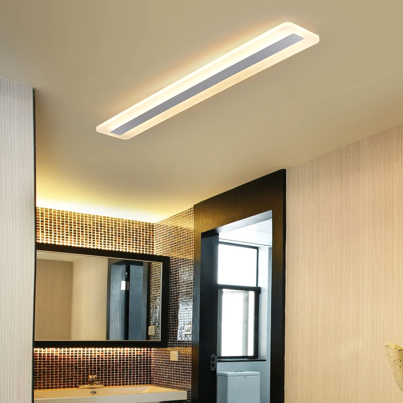 Minimalismul Modern, de Înaltă luminozitate LED Lampă de Plafon iluminat camera de zi dormitor Candelabru dreptunghiulară lămpi de tavan