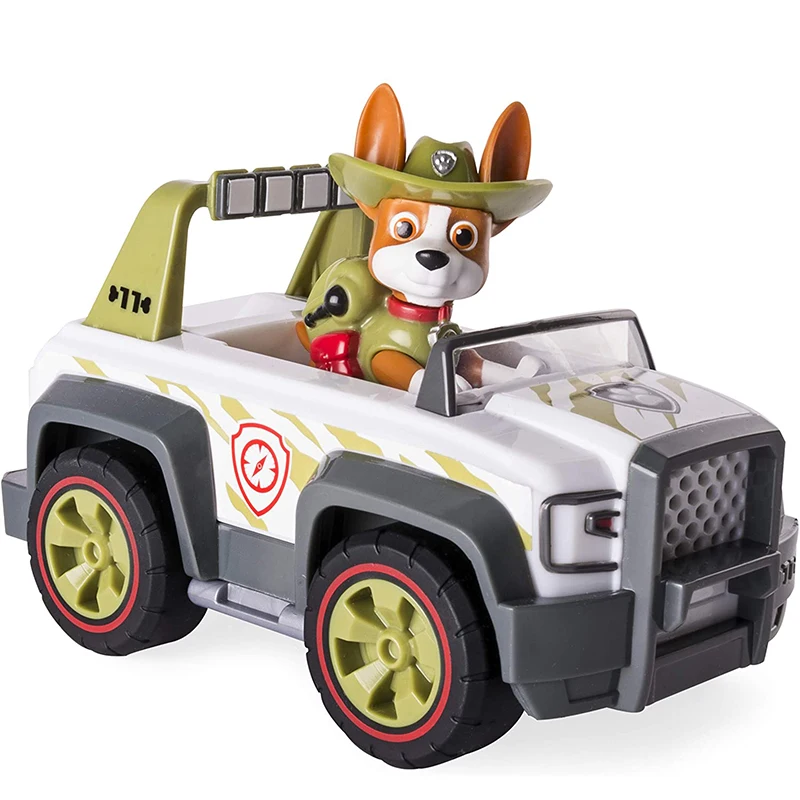 Paw Patrol Jungle Rescue Tracker Jungla Cruiser Vehicul si Cifra Modelul Marshall Chase Moloz Vehicul Set Mașină de Jucărie pentru Copii Cadouri