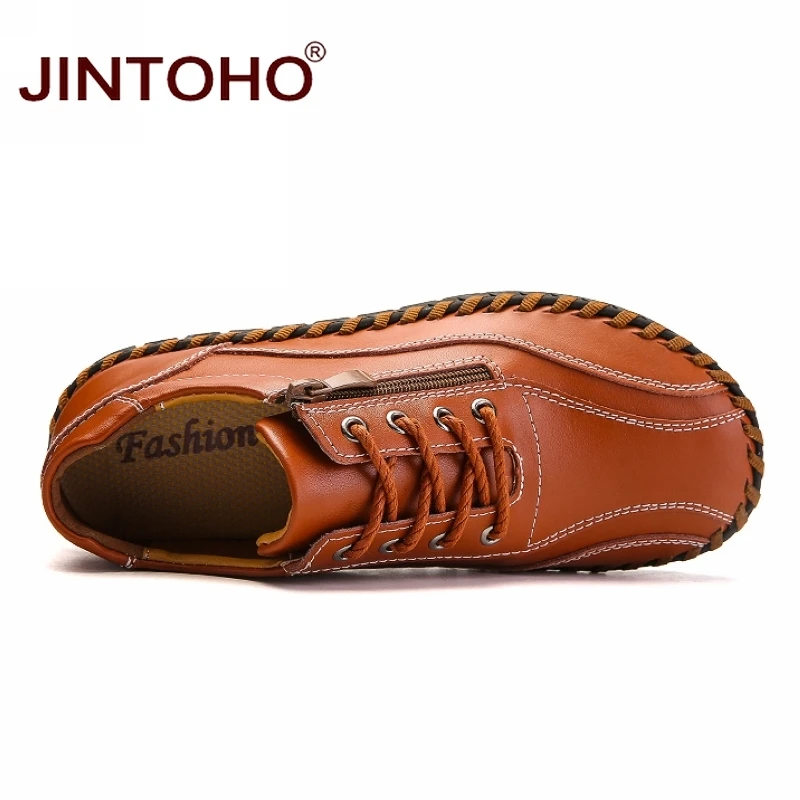 JINTOHO dimensiuni mari 38-50 de sex masculin pantofi de moda casual barbati din piele mocasin din piele de brand designer italian barbati pantofi