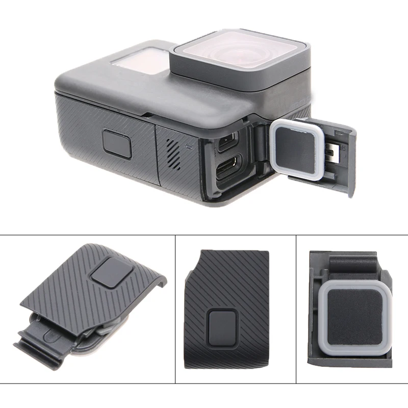 Înlocuire Ușă Laterală Capac USB-C, Portul Mini HDMI Partea de Reparații Parte pentru Go Pro Hero GoPro 7/6/5/(2018) de Acțiune aparat de Fotografiat Accesorii