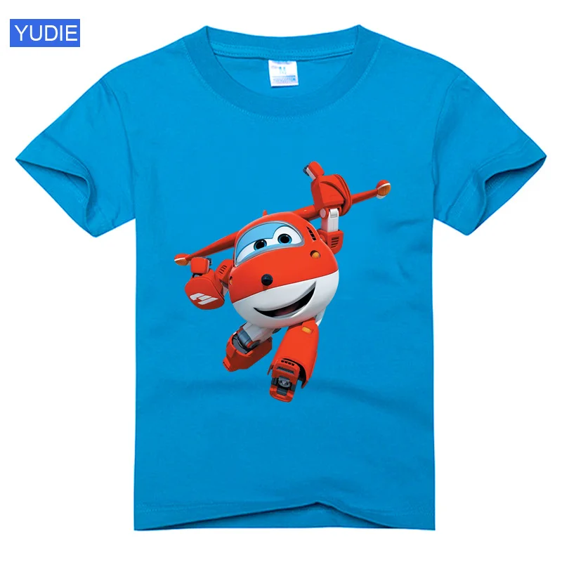 Copiii de vara tricou baieti haine Copii Amuzant Tricou copil tricouri Desene animate Jett tricou Băieți Avion fată de Moda topuri Casual