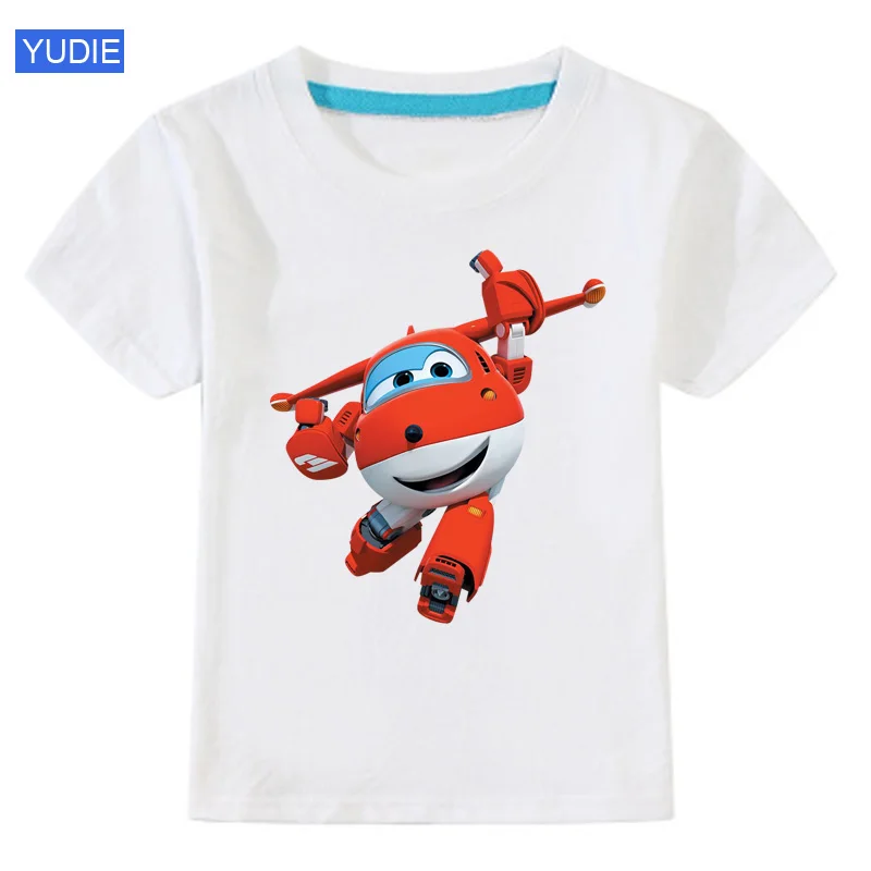 Copiii de vara tricou baieti haine Copii Amuzant Tricou copil tricouri Desene animate Jett tricou Băieți Avion fată de Moda topuri Casual