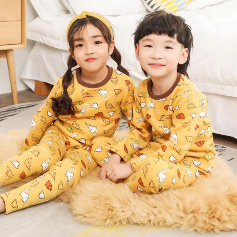 Copii Pijamale copii de iarna pentru fete din bumbac seturi de Copii Homewear Pijama Boy catifea Pijamale Copii, Pijamale 2-13Y haine de adolescente