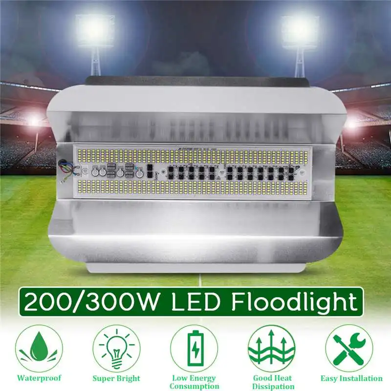 200/300W Inundații LED Lumină Proiector Reflector 18000LM de Mare putere Impermeabil Proiector Iluminat Exterior AC180-260V de Perete de Lumină