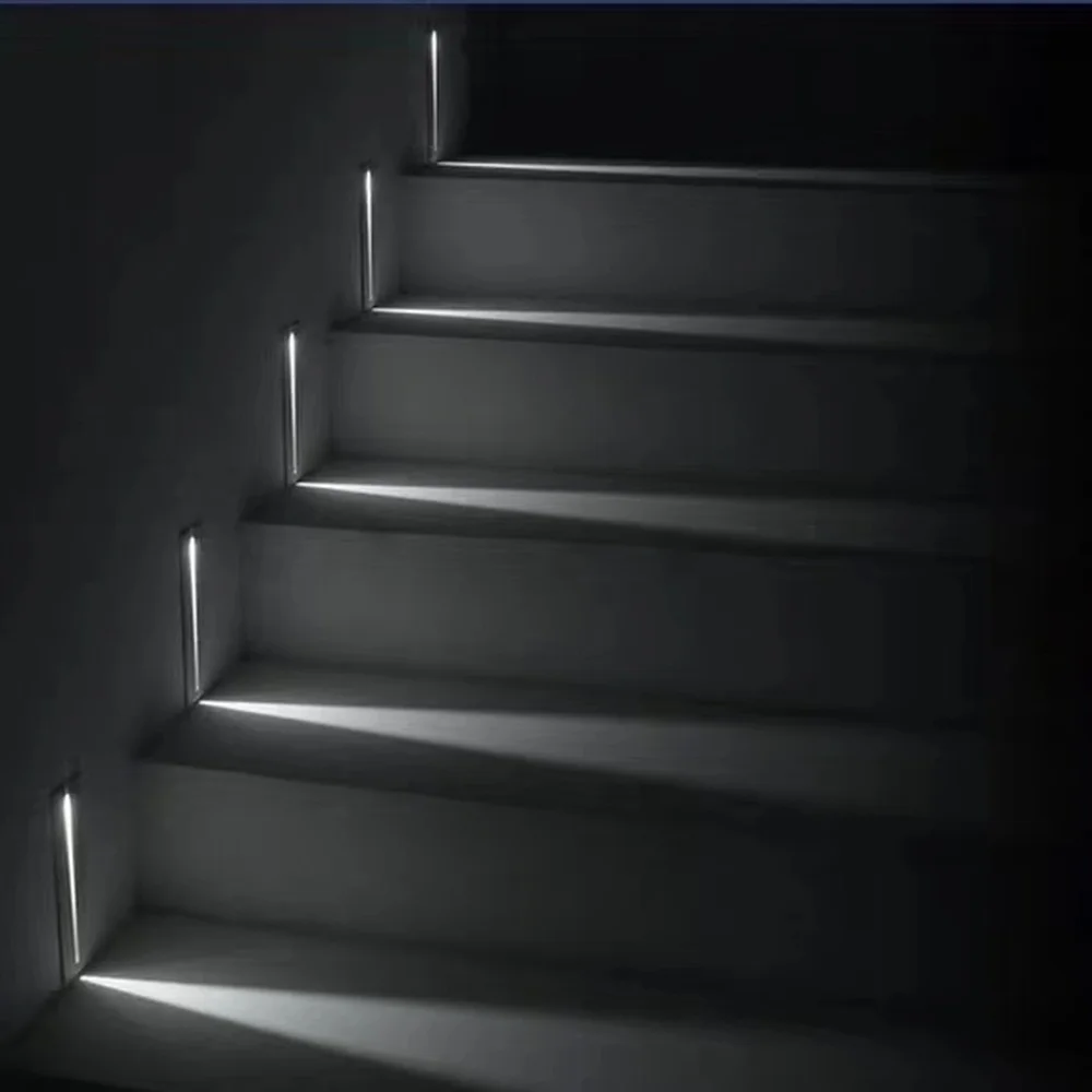 Subțire de Perete de Lumină Scări de Lumină LED-uri de 3W perete + lămpi Pas Lampă Interioară de iluminat Veioza Scara cu Led Coridor Hol Bucatarie Lampa