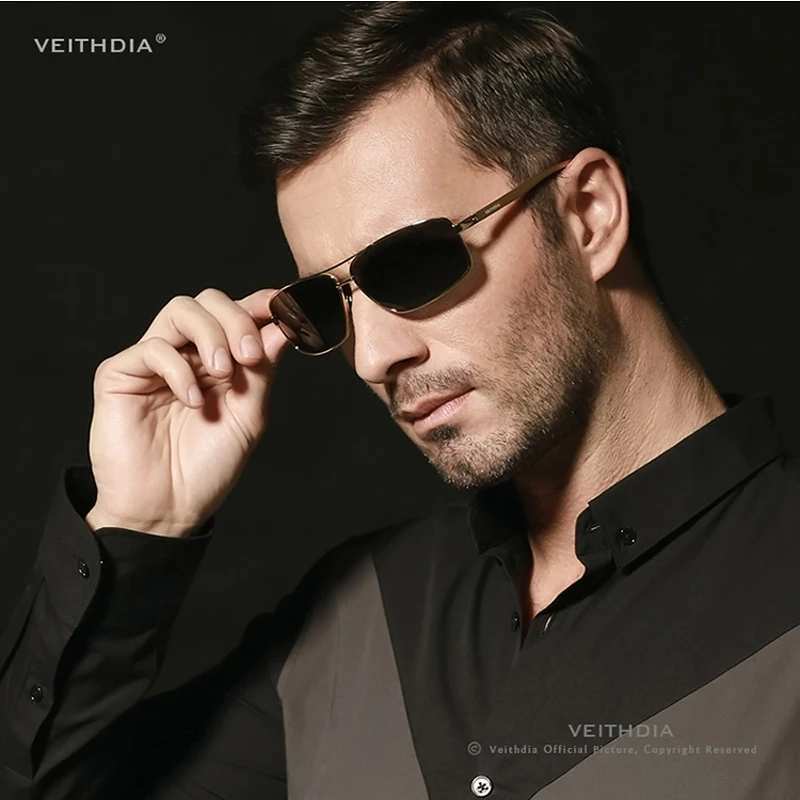 VEITHDIA Aluminiu Magneziu Brand Nou Polarizat ochelari de Soare pentru Bărbați 3 Culoare Ochelari de Soare Barbati de Conducere Ochelari Ochelari de Accesorii 2458