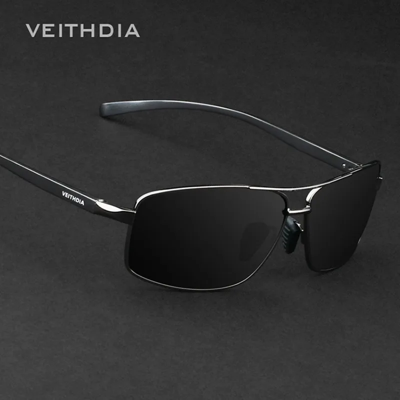 VEITHDIA Aluminiu Magneziu Brand Nou Polarizat ochelari de Soare pentru Bărbați 3 Culoare Ochelari de Soare Barbati de Conducere Ochelari Ochelari de Accesorii 2458
